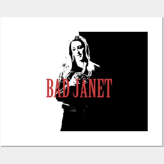 bad janet busty alexa Wall Art by fatima404